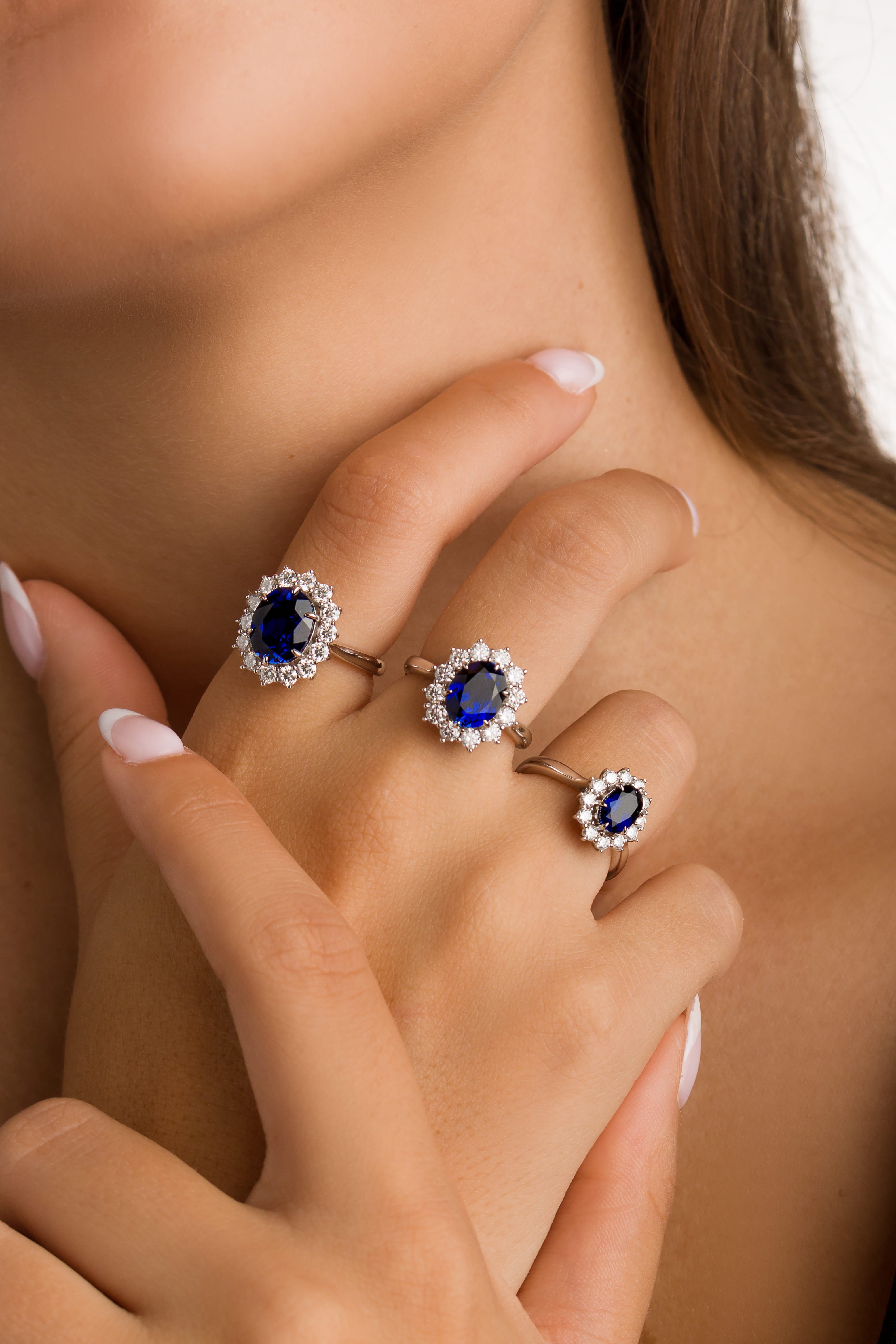 Anillo "Diana" Zafiro - Aris Medina