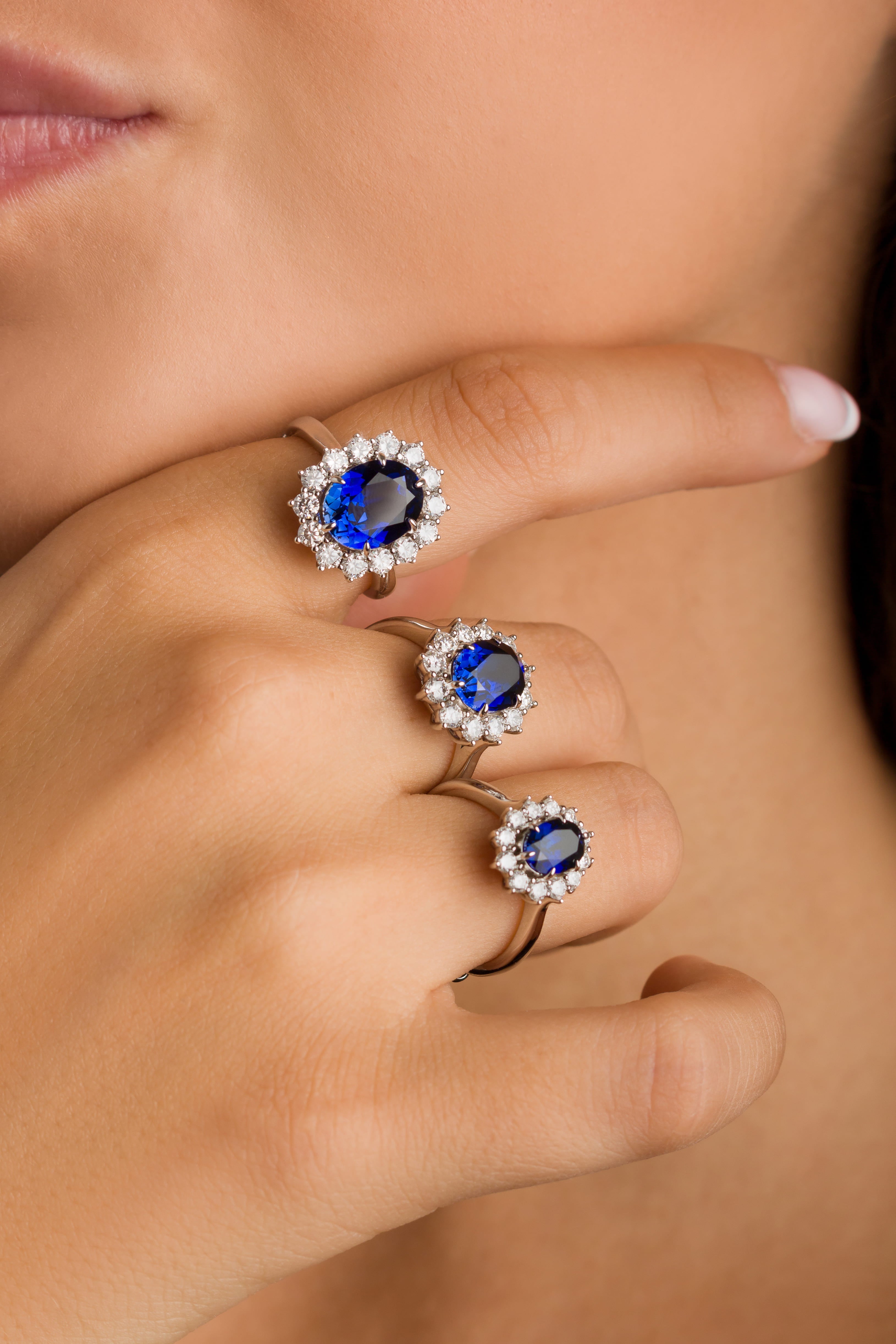 Anillo "Diana" Zafiro - Aris Medina