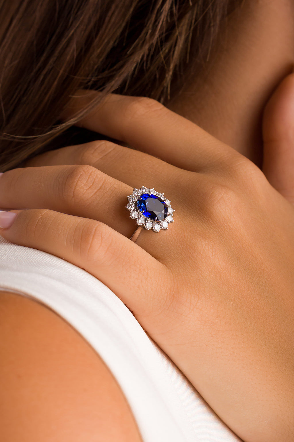 Anillo "Diana" Zafiro - Aris Medina