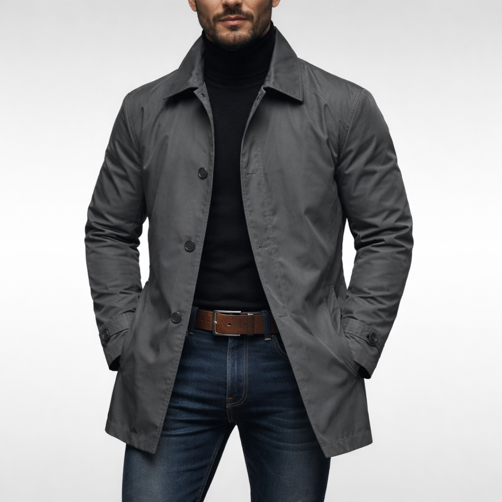 Adrián | Elegante abrigo de hombre