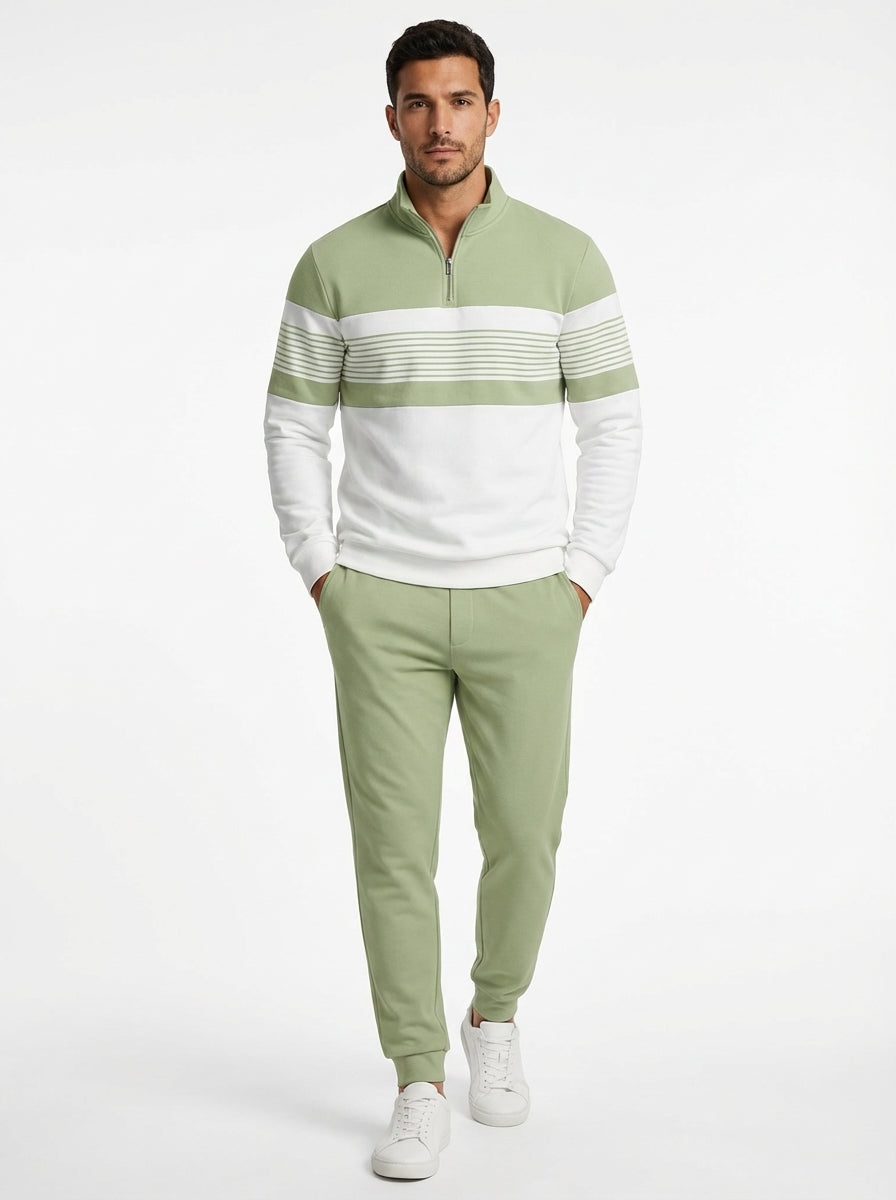 Jersey con estampado gráfico y pantalones - Aris Medina