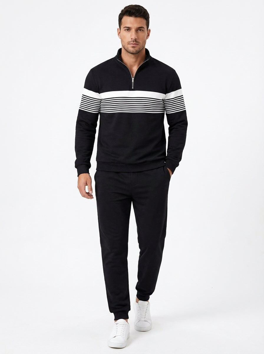 Jersey con estampado gráfico y pantalones - Aris Medina