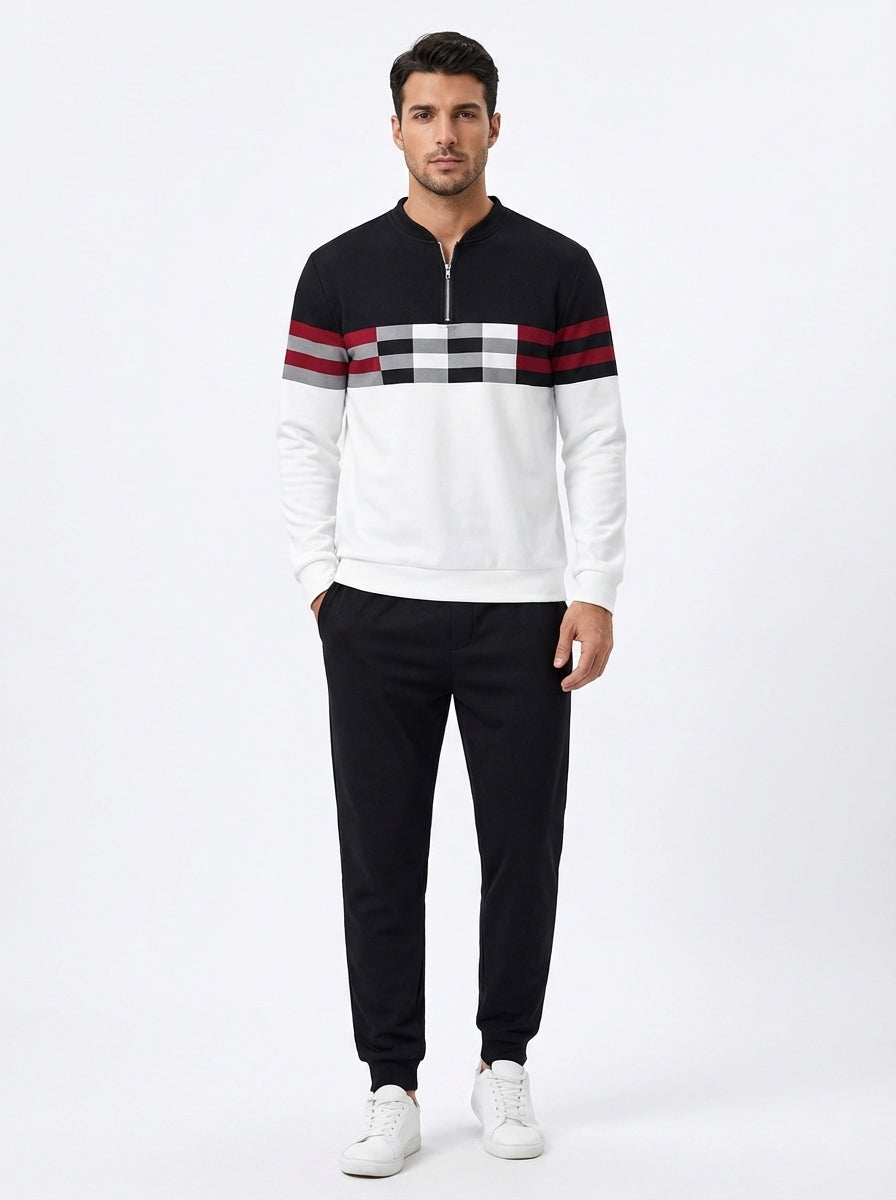 Jersey con estampado gráfico y pantalones - Aris Medina