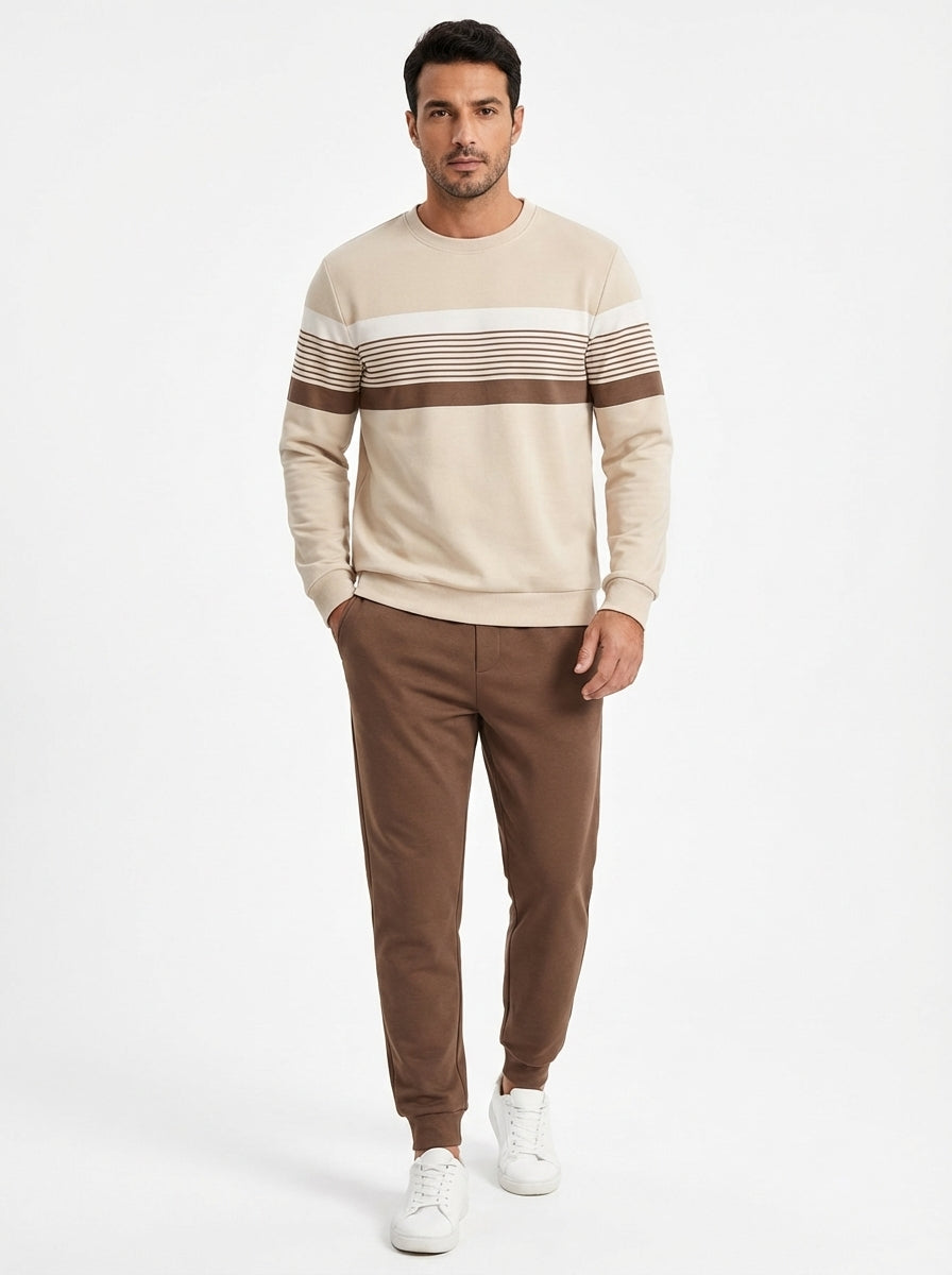 Jersey con estampado gráfico y pantalones - Aris Medina