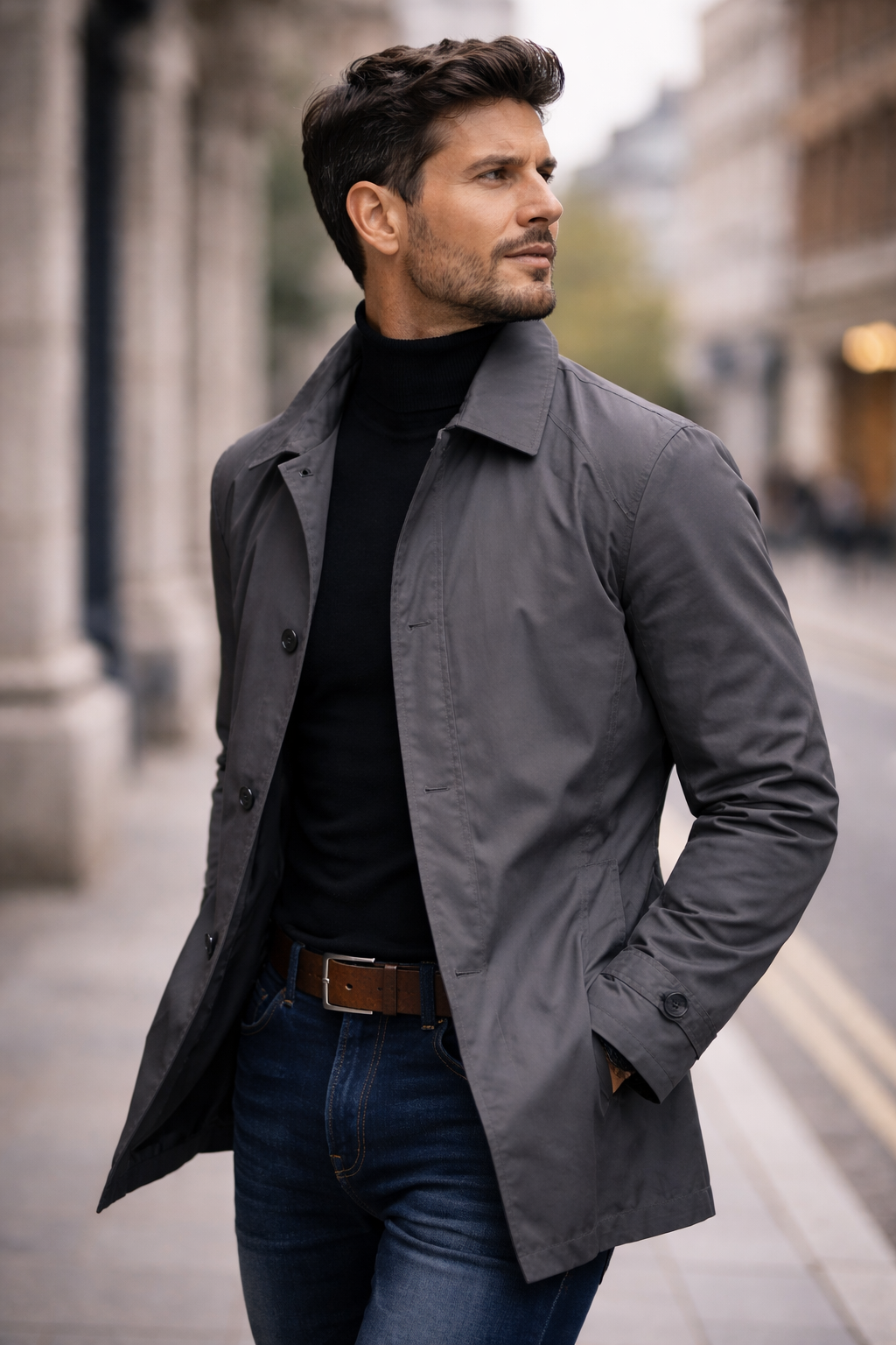 Adrián | Elegante abrigo de hombre
