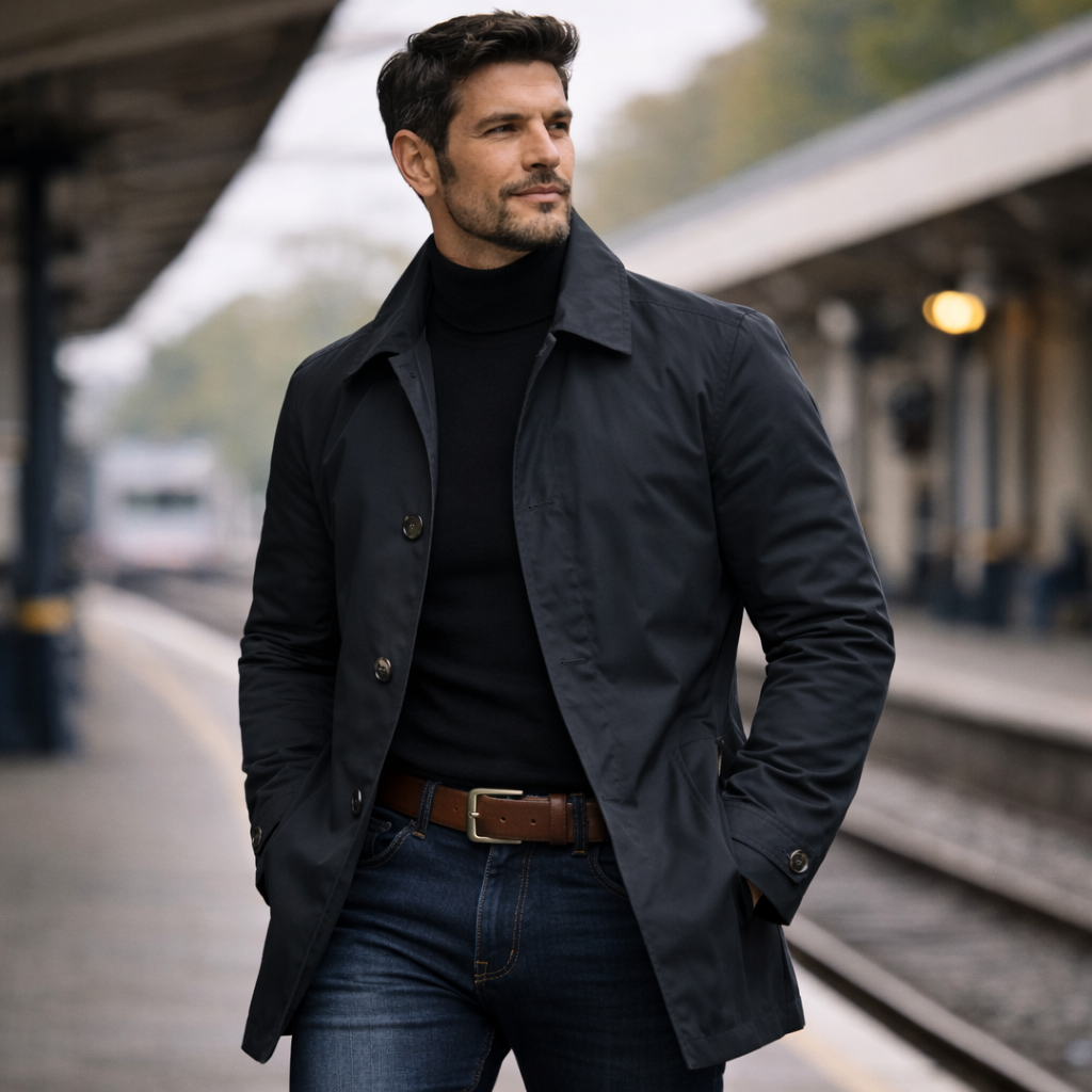 Adrián | Elegante abrigo de hombre