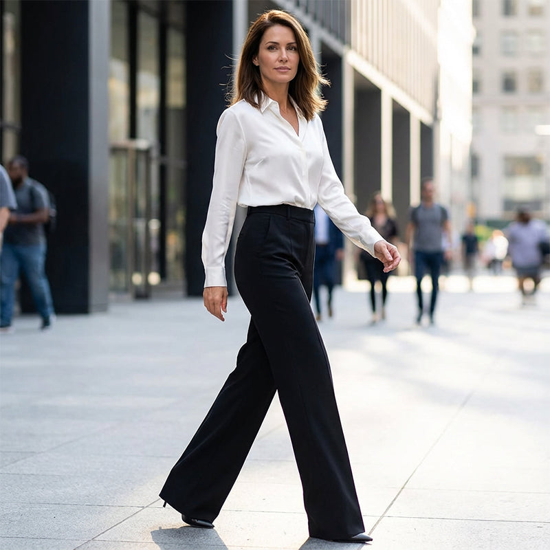 Pantalón Elegante de Corte Recto - Aris Medina